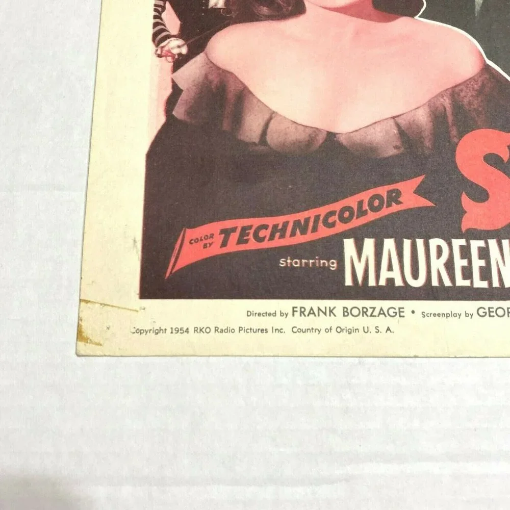 Set‎ 5 The Spanish Main 1953 Lobby Card Movie Poster Maureen Ohara Paul Henreid